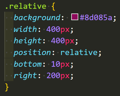 position absolute