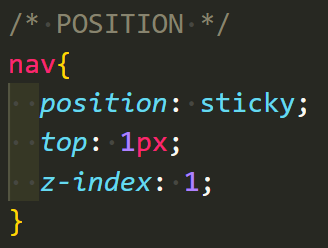 position absolute
